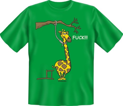 Shirt fun selbstmord giraffe - t-shirt,