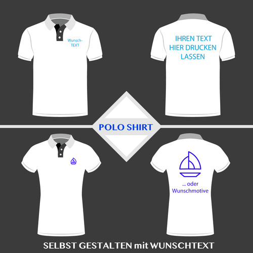 Polo shirt selbst gestalten - polo,