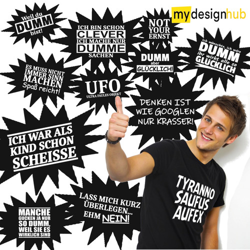 Tshirt mit spruch fun - mit,