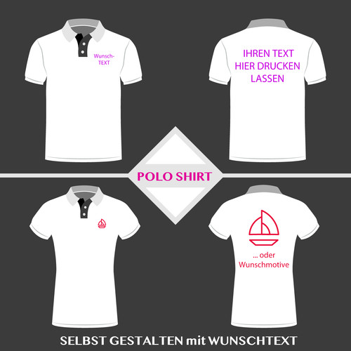 Polo shirt mit - shirt,