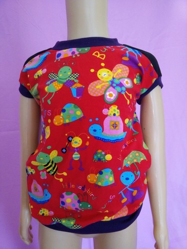 Shirt selbst genäht rot - selbst, genäht,