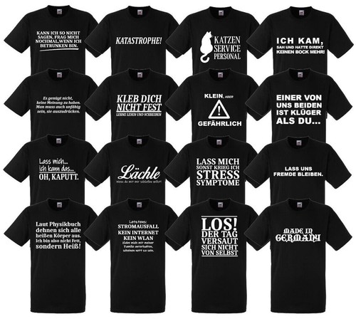 Sprüche shirt fun - sprüche, lustig