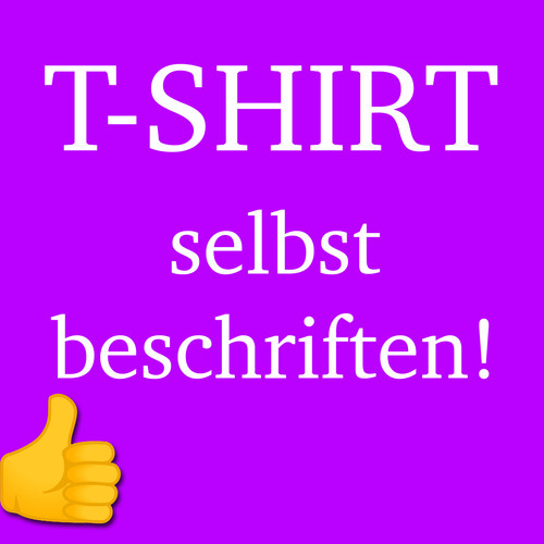 Wunschbeschriftung shirt - am,
