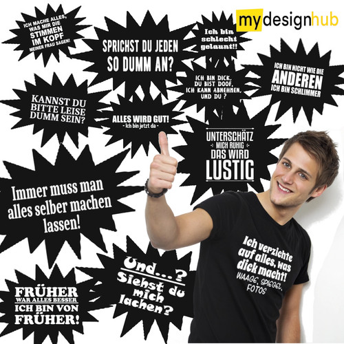 Tshirt mit spruch fun - tshirt,