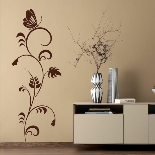 Wandtattoo ranke schmetterling - ranke,