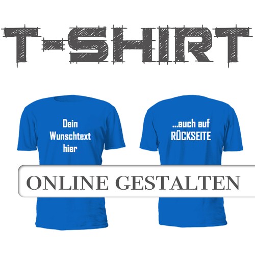 Wunschbeschriftung shirt - wunschbeschriftung, am